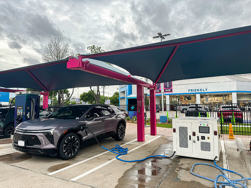 PowerOnTheGo does Charges EVs in the USA